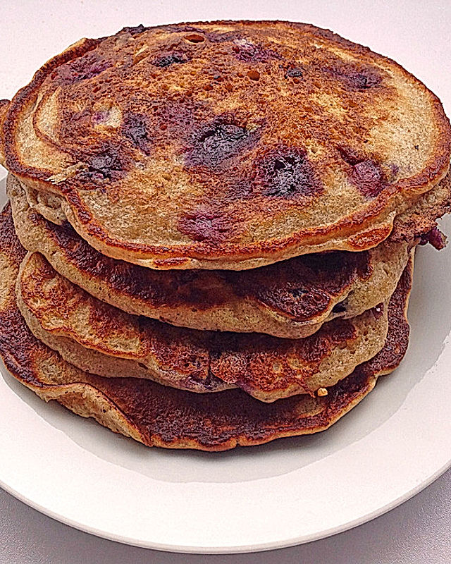 Dinkel-Blueberry-Pancakes