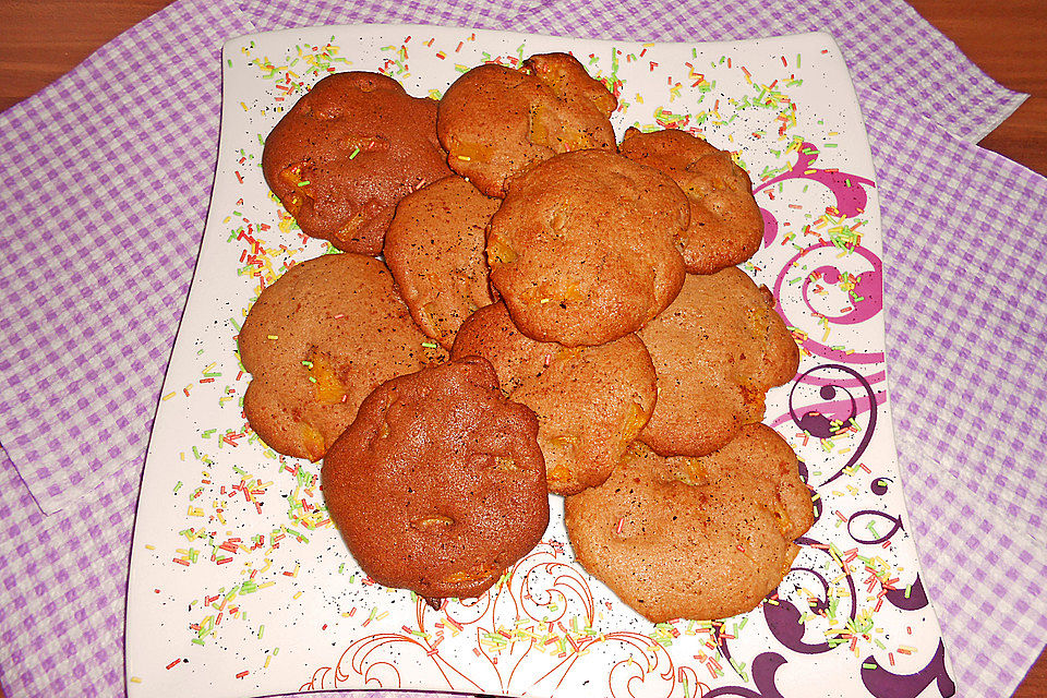 Pfirsich-Schoko-Cookies