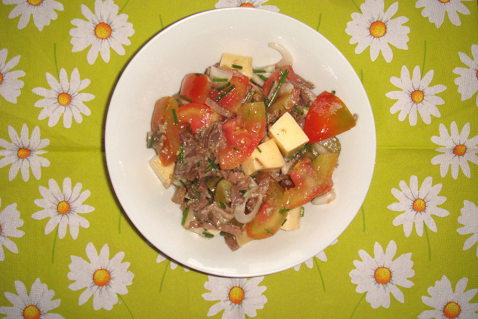 Bunter Rindfleischsalat