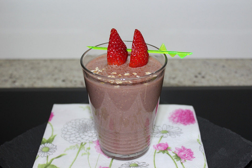 Gesunder schokoladiger Smoothie