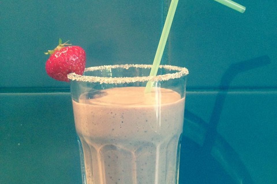 Gesunder schokoladiger Smoothie