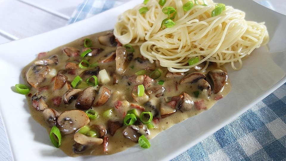 Nudeln Mit Pilzsosse Von Rastapasta Chefkoch 