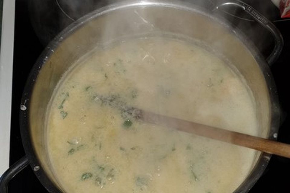 Mehlsuppe mit Klümpchen