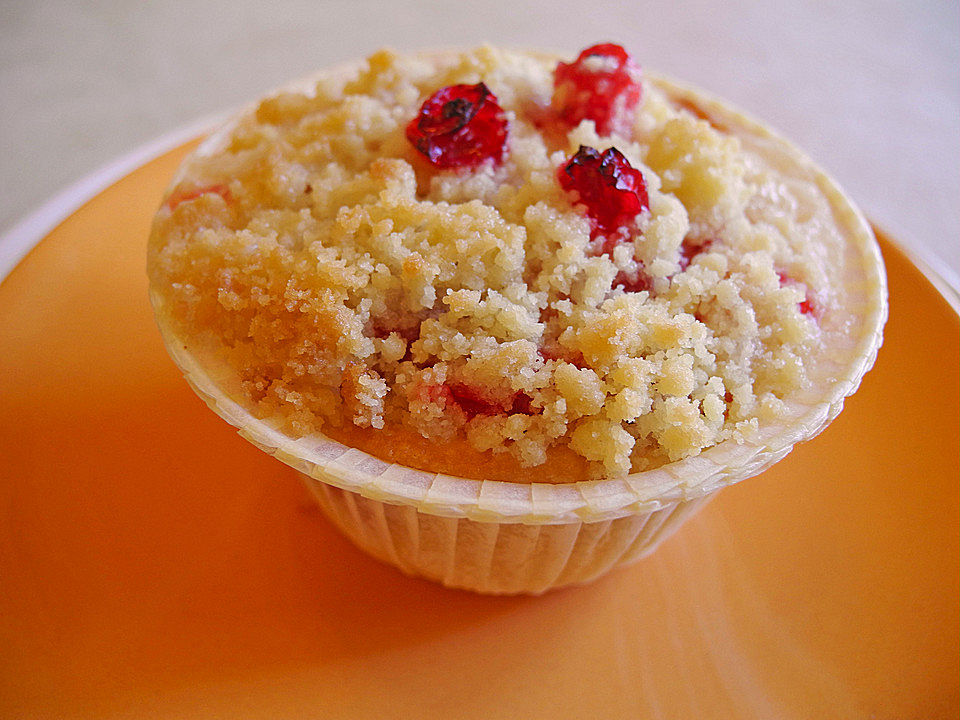 Streusel-Cupcakes mit Preiselbeeren oder Apfel | Chefkoch