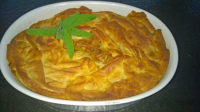 Yufkablätter mit Hackfleisch-Zucchini-Füllung von wiggerl976