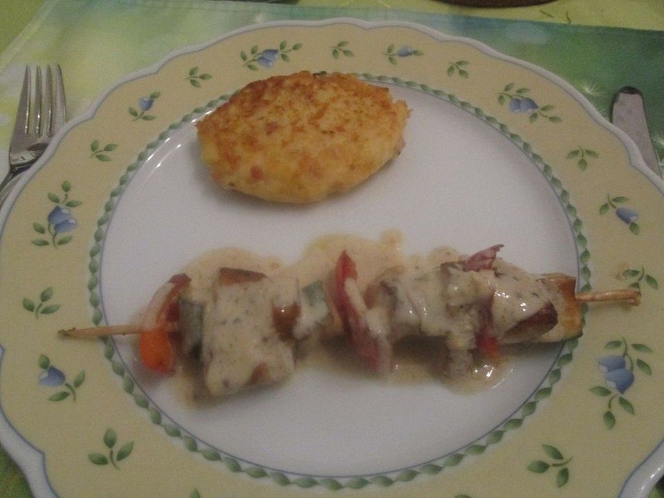 Zucchini-Geflügel-Spieße| Chefkoch