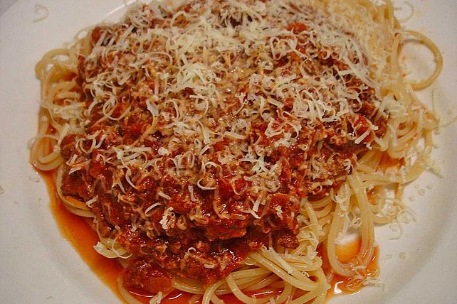 Bolognesesoße mit Corned Beef von susannehering| Chefkoch