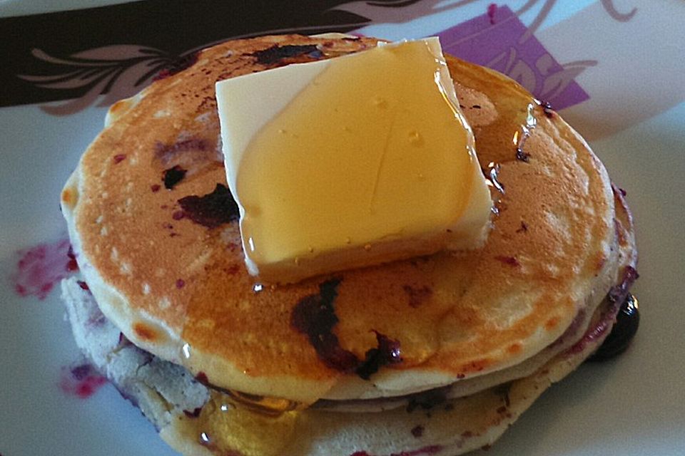 American Blueberry Pancakes