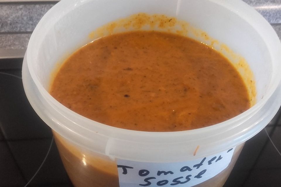 Tomatensauce aus ofengerösteten Tomaten