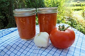 Tomatensauce aus ofengerösteten Tomaten