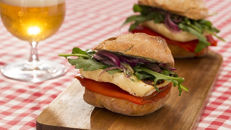 Halloumi-Burger von lorlaine