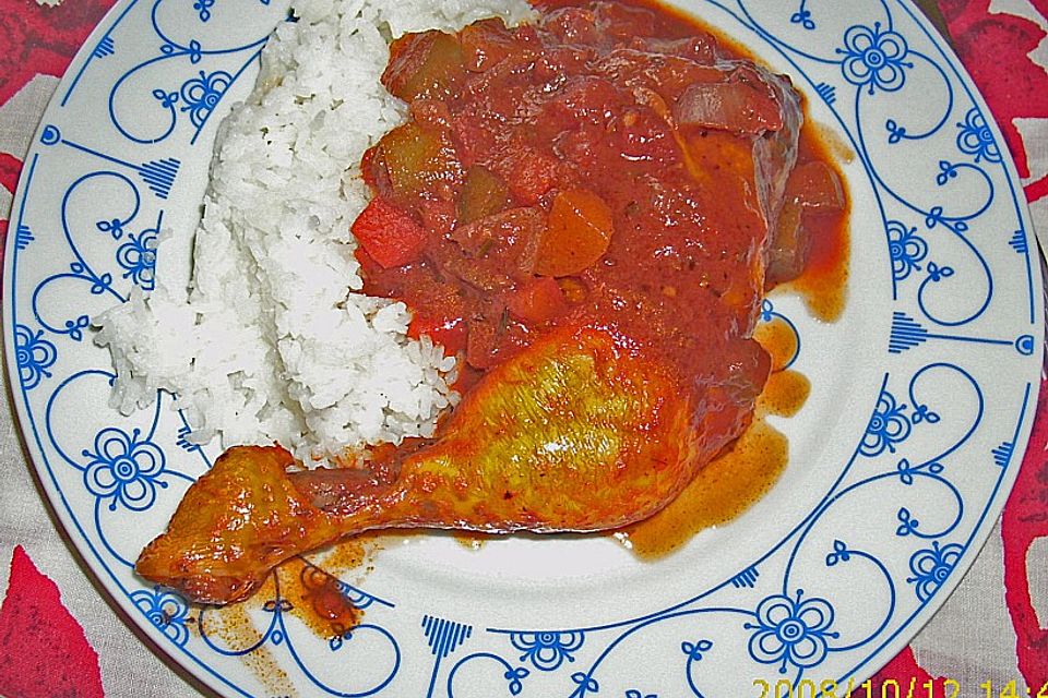 Hähnchenschlegel mediterran