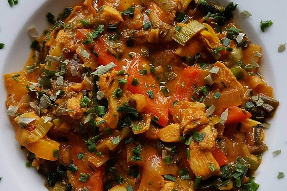 Low Carb Hähnchencurry