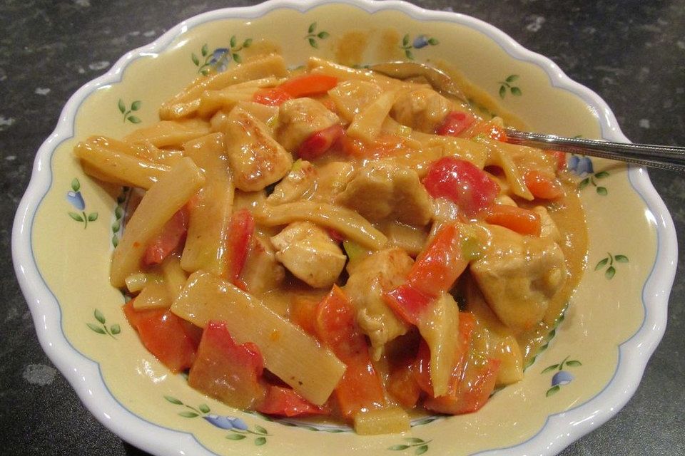 Low Carb Hähnchencurry