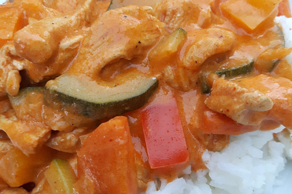 Low Carb Hähnchencurry