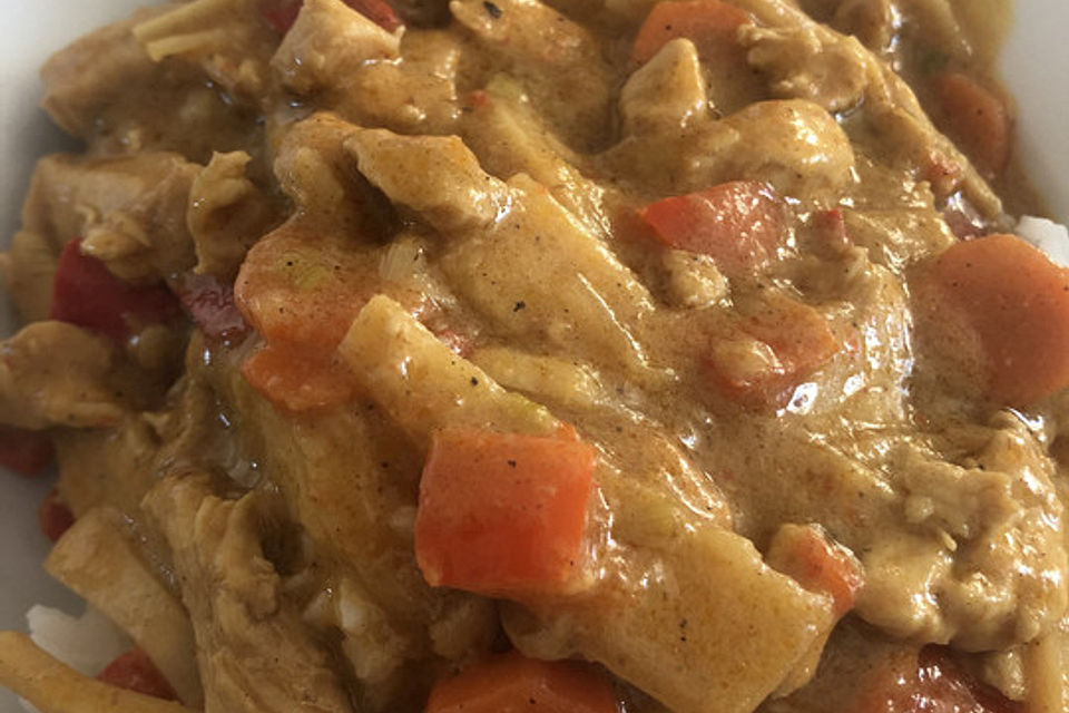 Low Carb Hähnchencurry