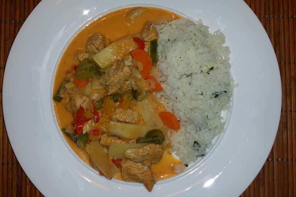 Low Carb Hähnchencurry