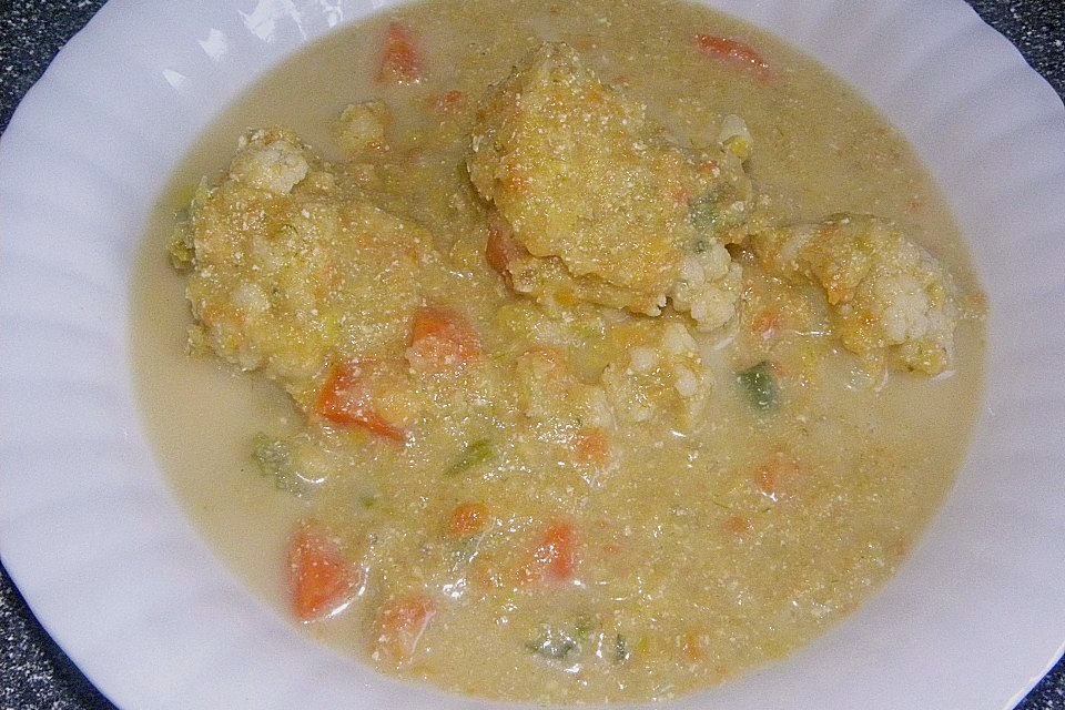 Blumenkohlsuppe mit roten Linsen Blumenkohlsuppe mit roten Linsen