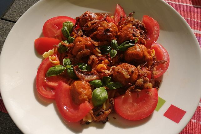 Fleischbällchen mit Curry-Senf-Soße von Nhymeria| Chefkoch