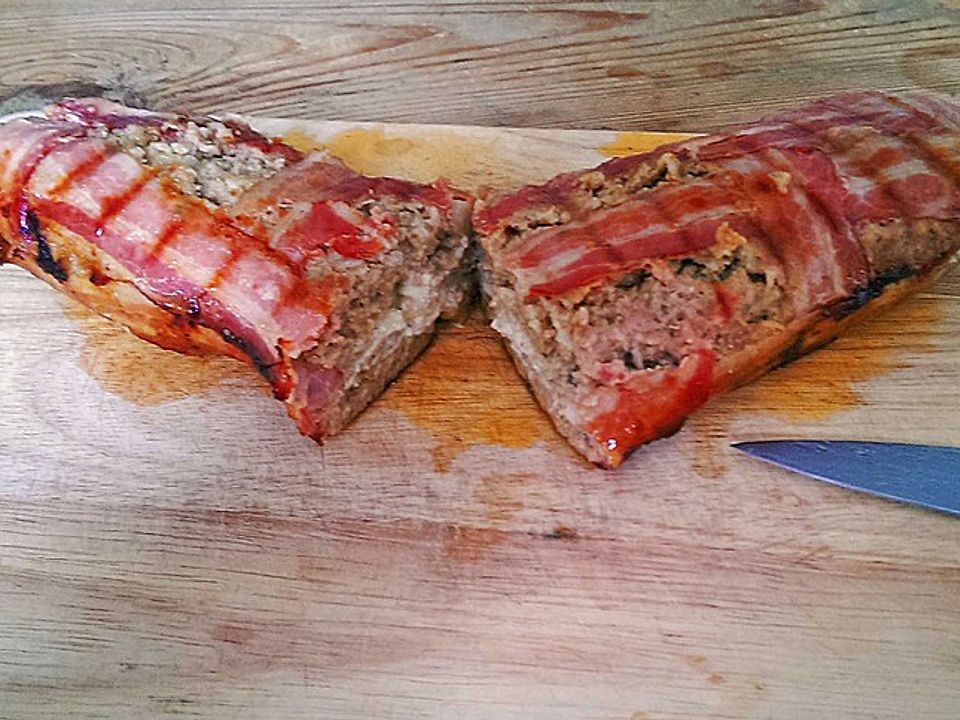 Blumenkohl-Hackbraten in Bacon mit Feta von DatSchmeckt| Chefkoch