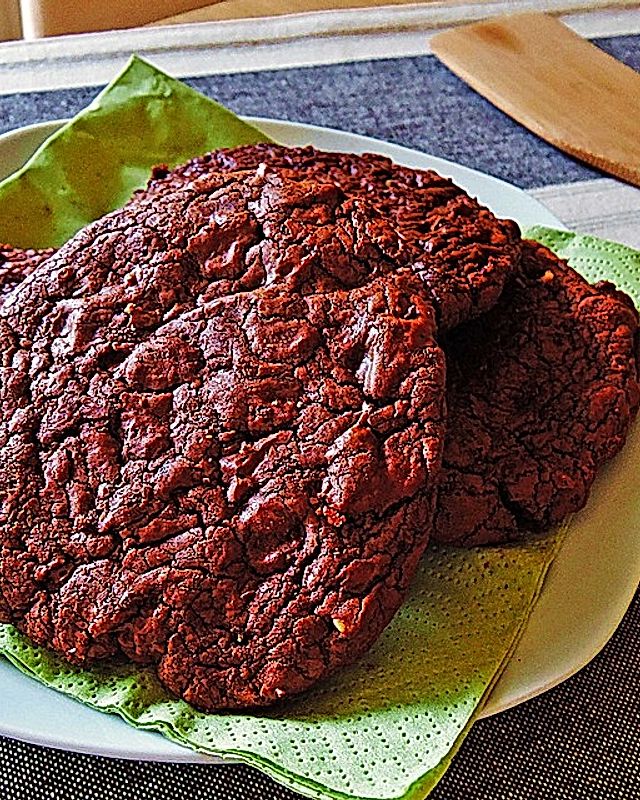 Saftige Double Chocolate Cookies