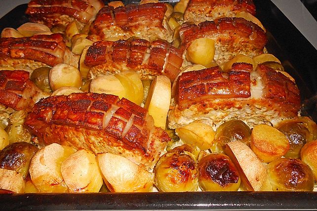 Schweinerücken auf dem Blech von nicituch| Chefkoch