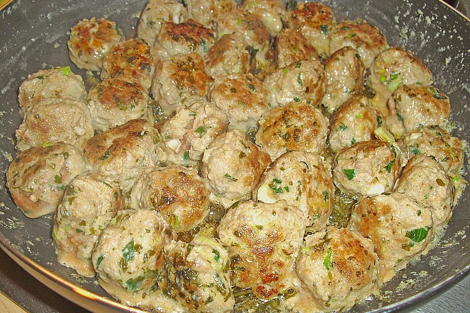 Pikante Hackfleischbällchen Pikante Hackfleischbällchen