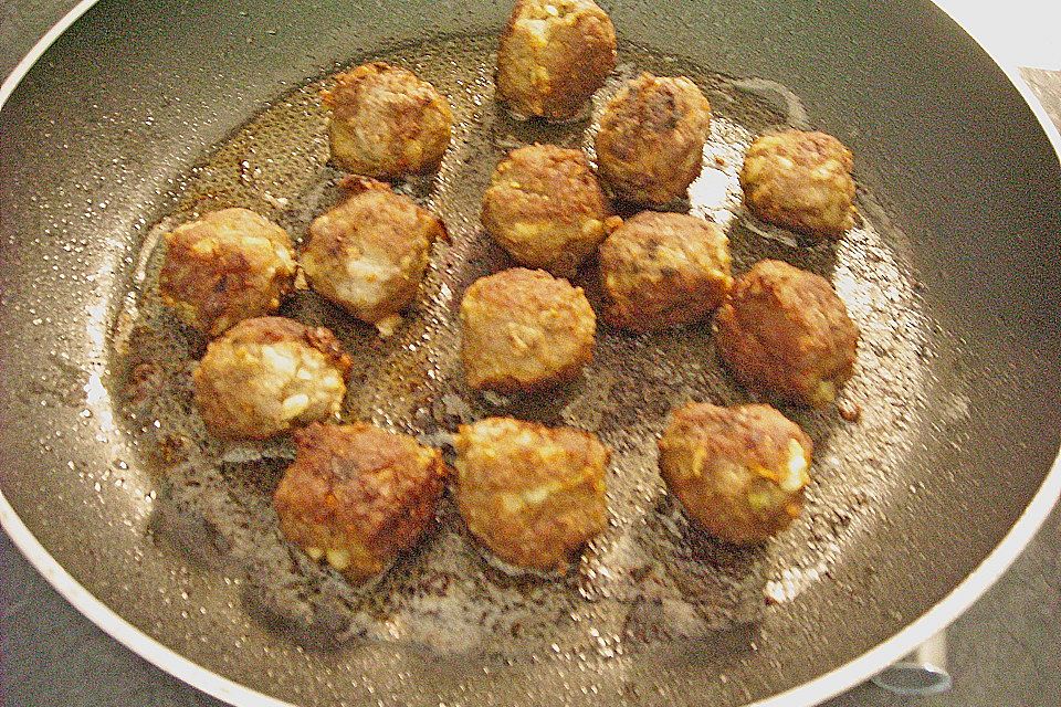 Pikante Hackfleischbällchen Pikante Hackfleischbällchen
