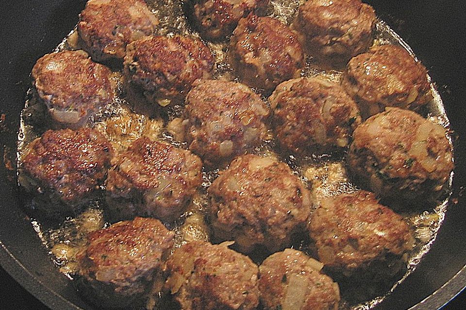 Pikante Hackfleischbällchen Pikante Hackfleischbällchen