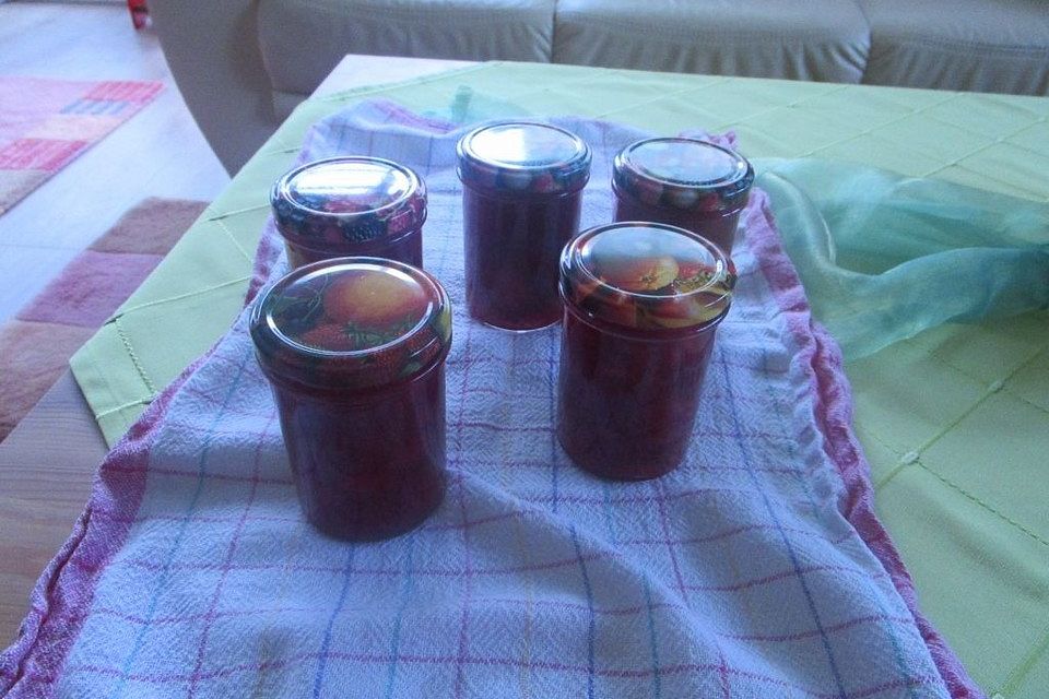 Stachelbeer-Himbeer-Marmelade