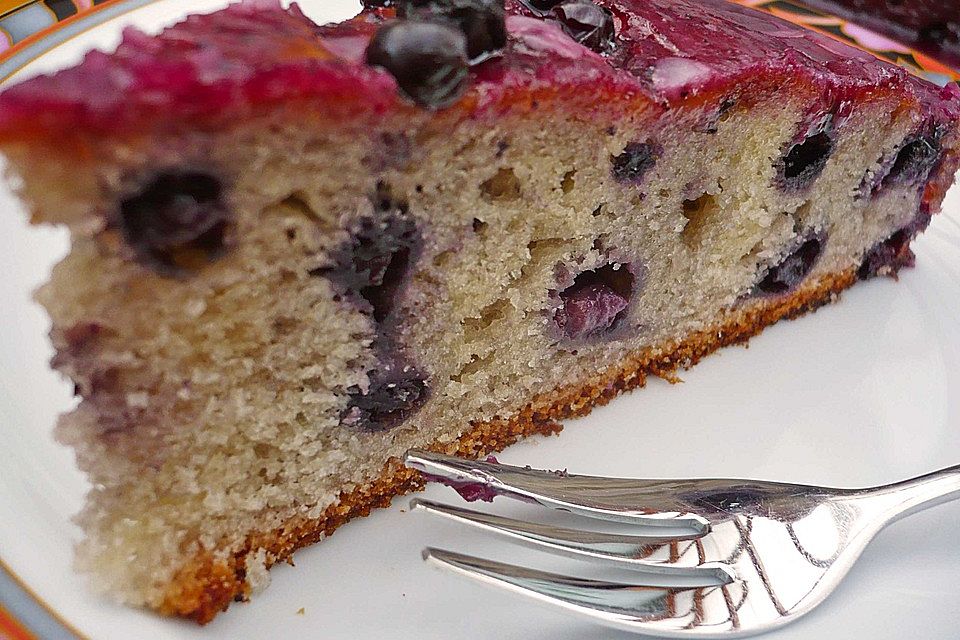 Red Bull-Blueberry-Kuchen