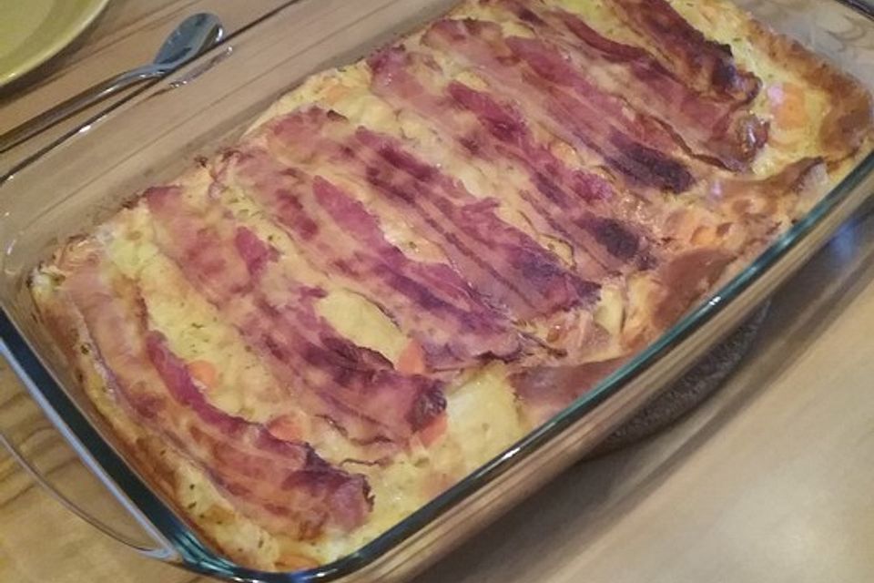 Kartoffelpfannkuchenauflauf