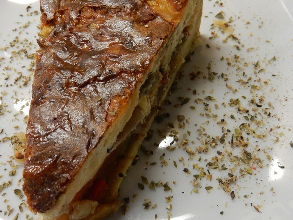 Vegetarische Paprika-Champignon-Quiche von Ninisun| Chefkoch