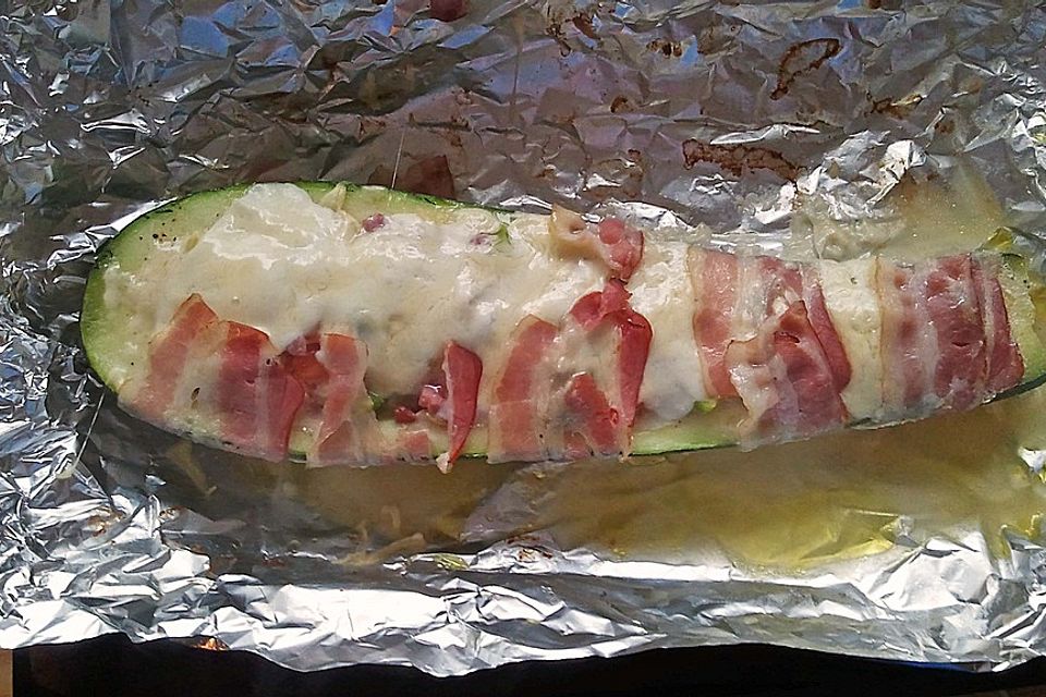 Zucchini in Bacon