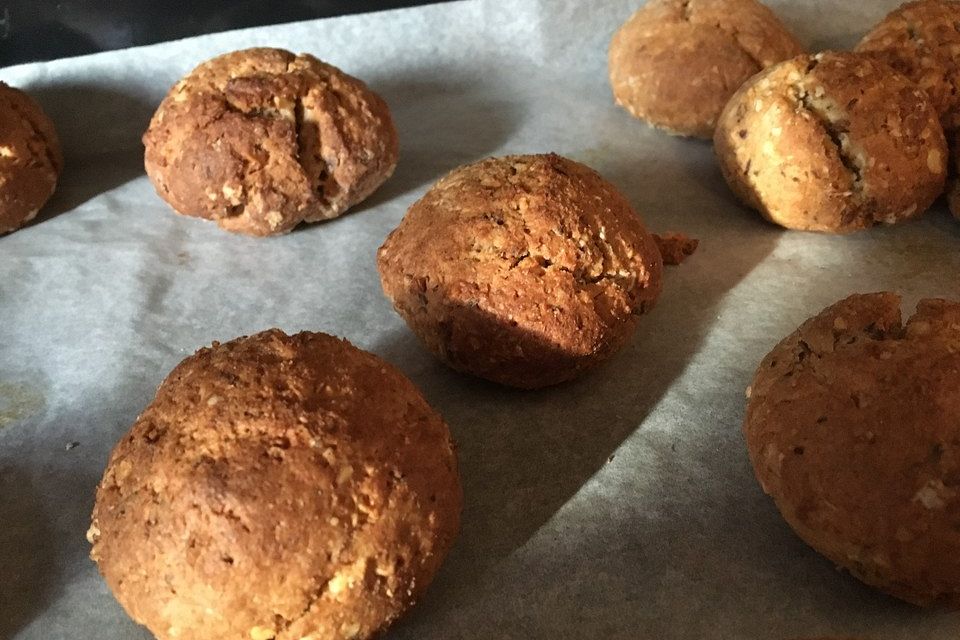 Schnelle Müsli-Brötchen