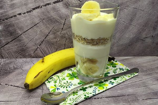 Bananen-Haferflocken-Joghurt-Mix von Haselbasel | Chefkoch