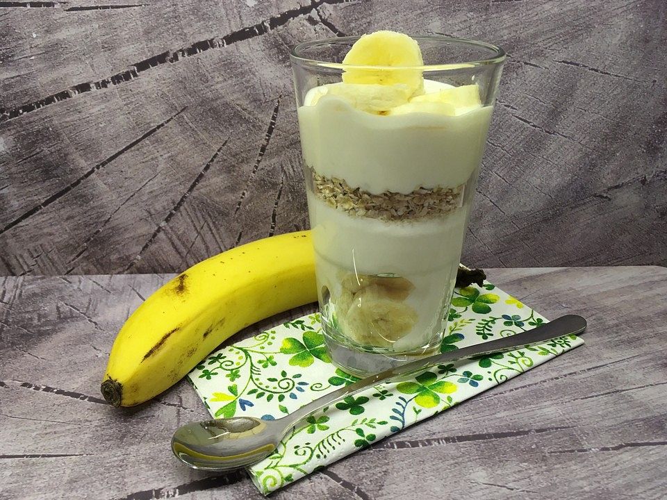 Bananen-Haferflocken-Joghurt-Mix von Haselbasel | Chefkoch