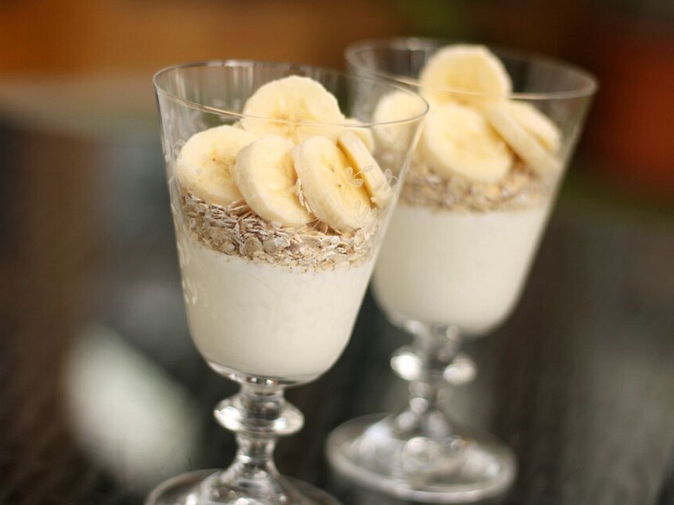 Bananen-Haferflocken-Joghurt-Mix von Haselbasel| Chefkoch
