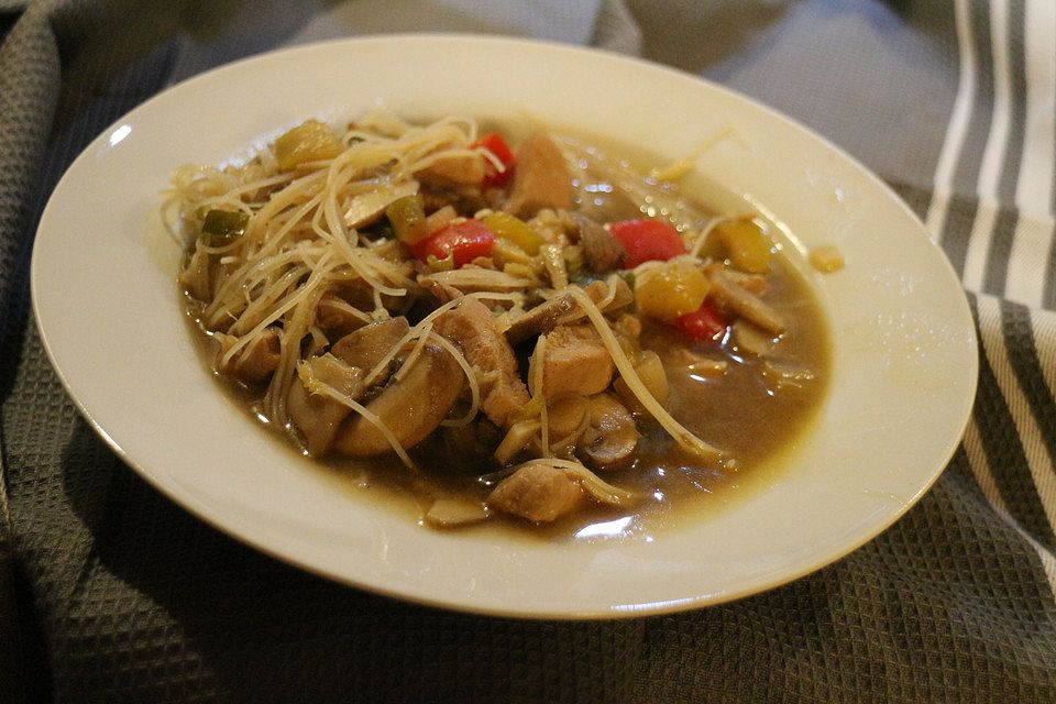 Bihun Suppe für den Crock Pot (Slow Cooker)