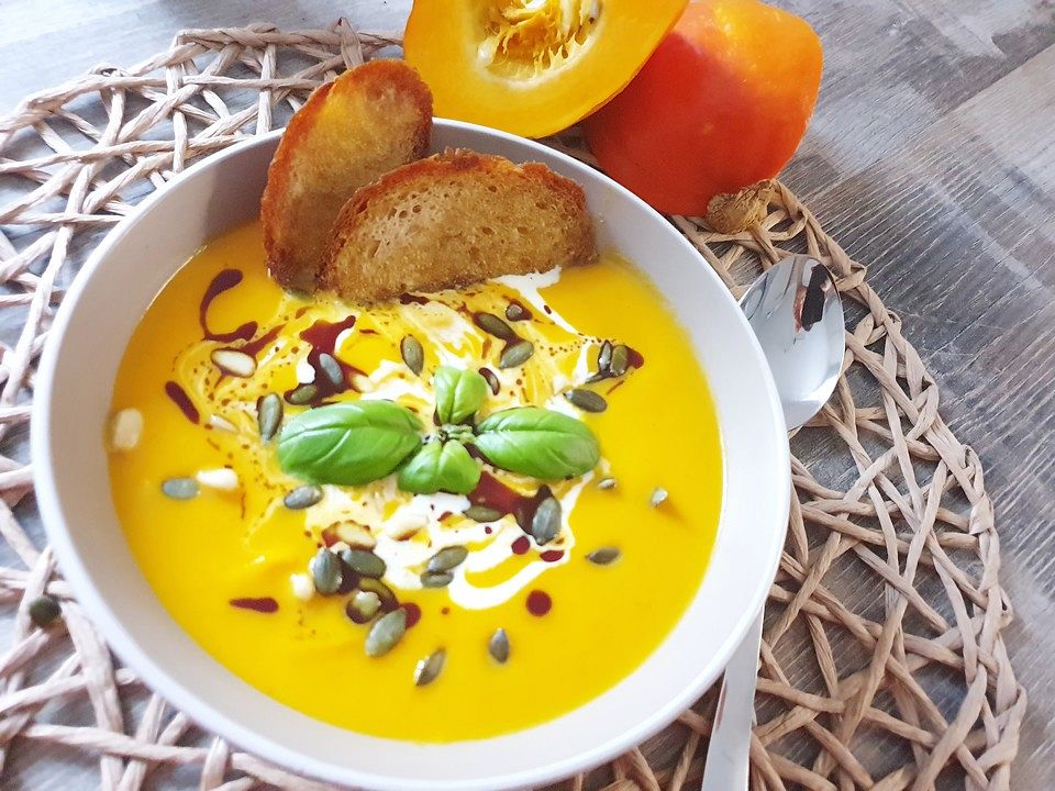 Kurbissuppe Mit Ingwer Und Kokosmilch Von Ulrikem Chefkoch