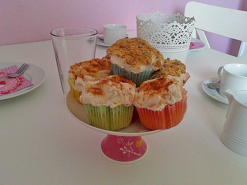 Cupcakes mit Pfirsich und Zimt von Dodo57| Chefkoch