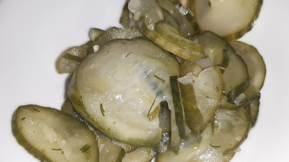 Süßer Gurkensalat auf dänische Art von teddyboy02