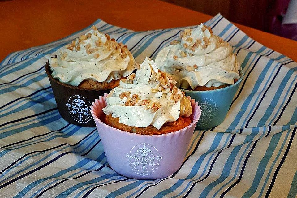 Frankfurter-Kranz-Cupcakes mit Créme fraîche