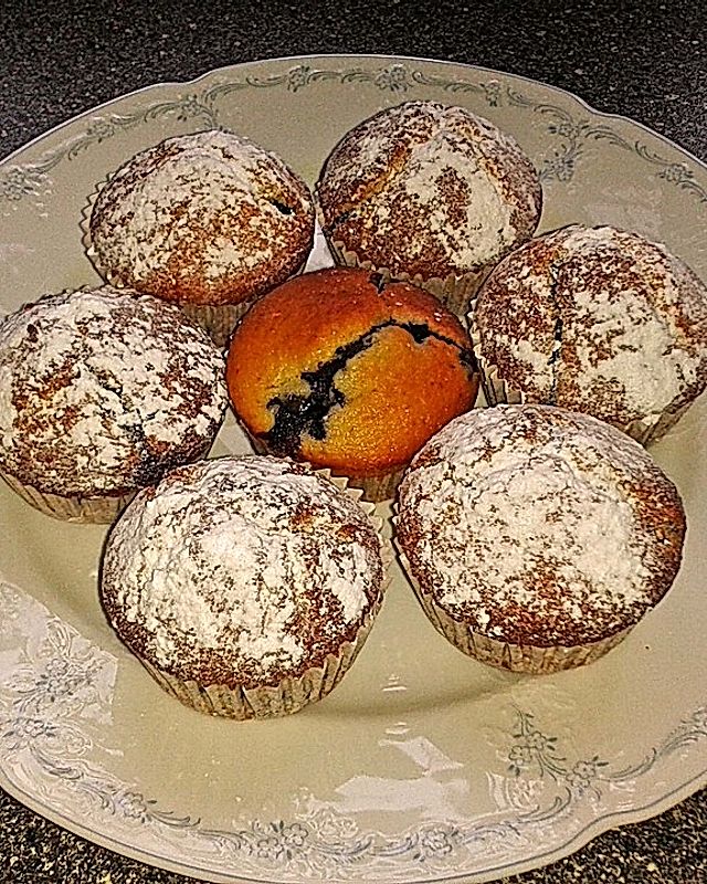 Blaubeer-Buttermich-Muffins