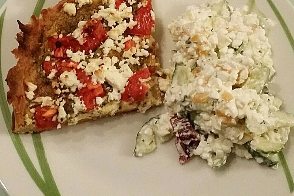 Tomaten-Feta-Tarte