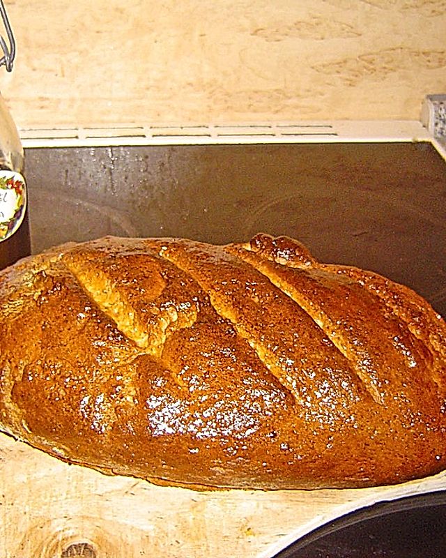 Brot mit Molke und Mandeln
