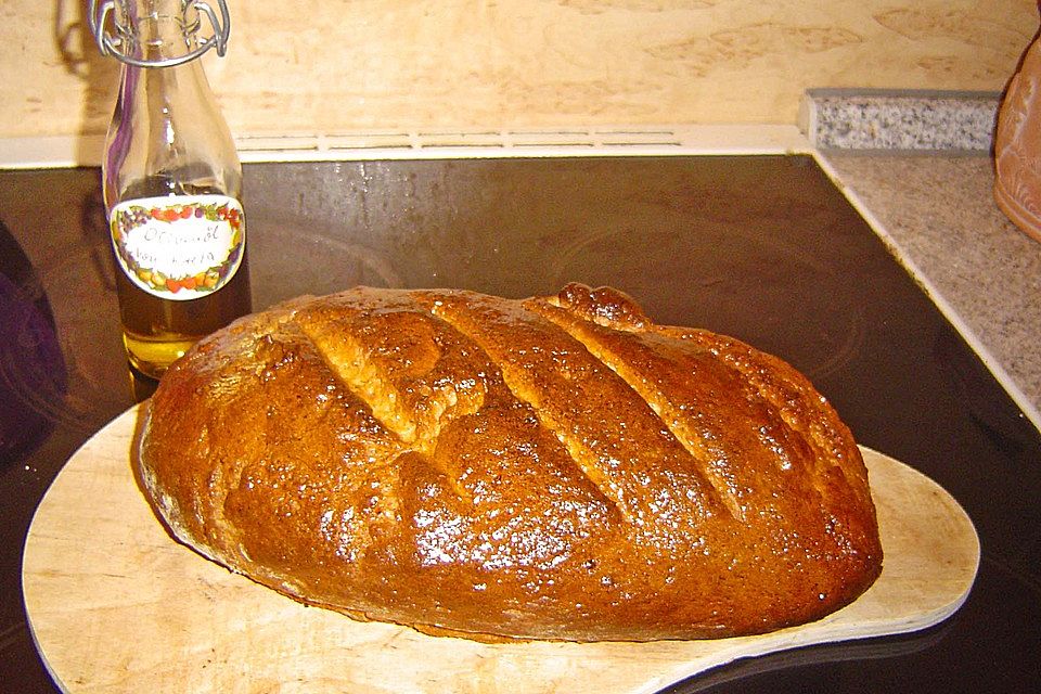 Brot mit Molke und Mandeln