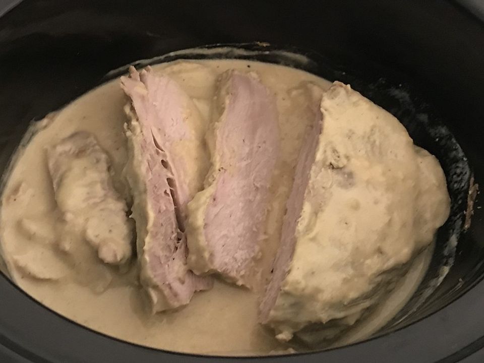 Süßer Senfbraten mit Sahnesauce von downhillcat | Chefkoch