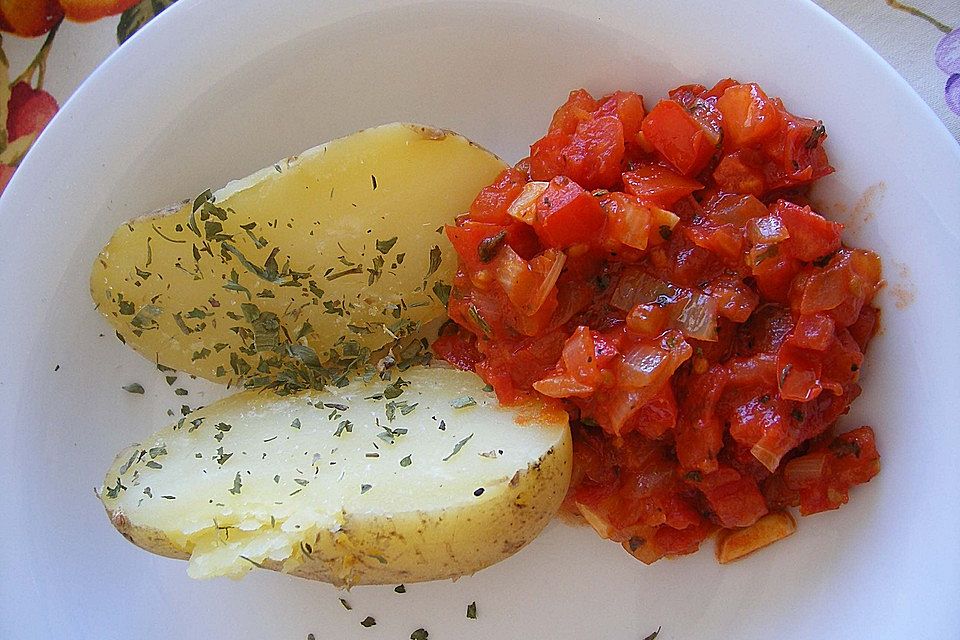 Mediterranes Tomatensugo aus fruchtigen Tomaten