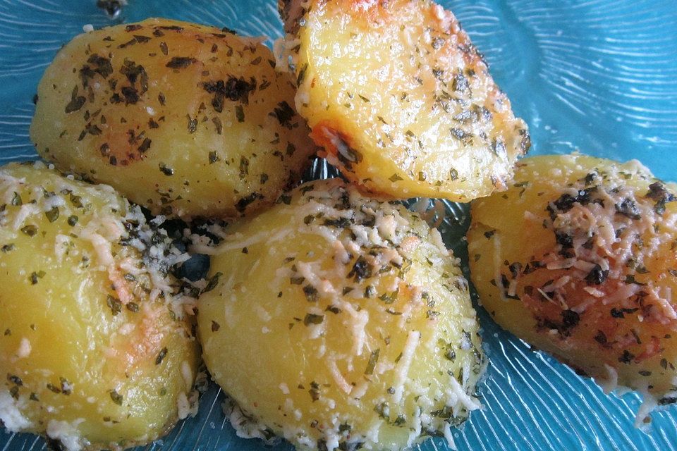 Kartoffeln mit Parmesankruste